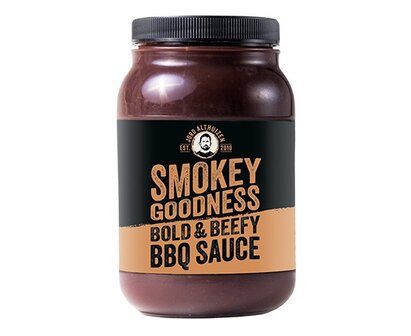 Smokey Goodness BOLD &amp; BEEFY BBQ SAUCE  500 ML