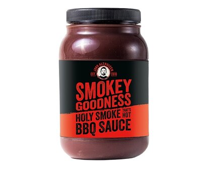 Smokey Goodness HOLY SMOKE &quot;THAT&#039;S HOT&quot; BBQ SAUCE  500 ML