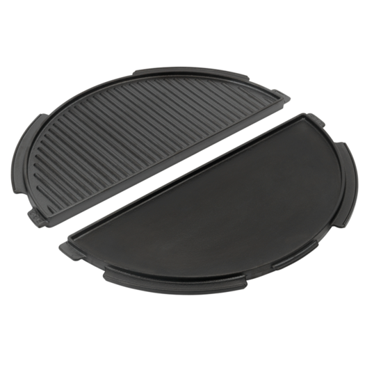 Big Green Egg Half Moon Plancha Griddle Large | BarbecueXXL